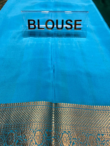 Pure Mysore Silk Saree.( 100 Gsm )