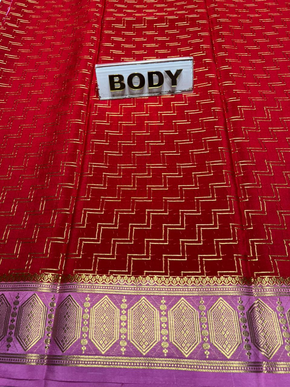 Pure Mysore Silk Saree.