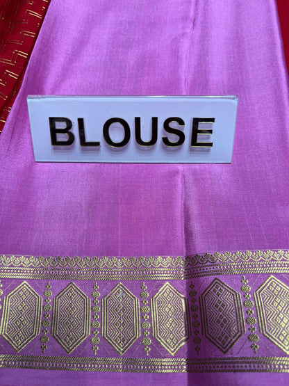 Pure Mysore Silk Saree.