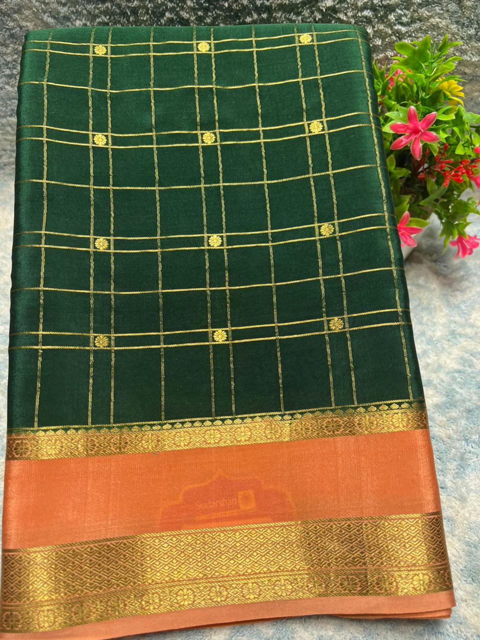 Pure Mysore Silk Saree.