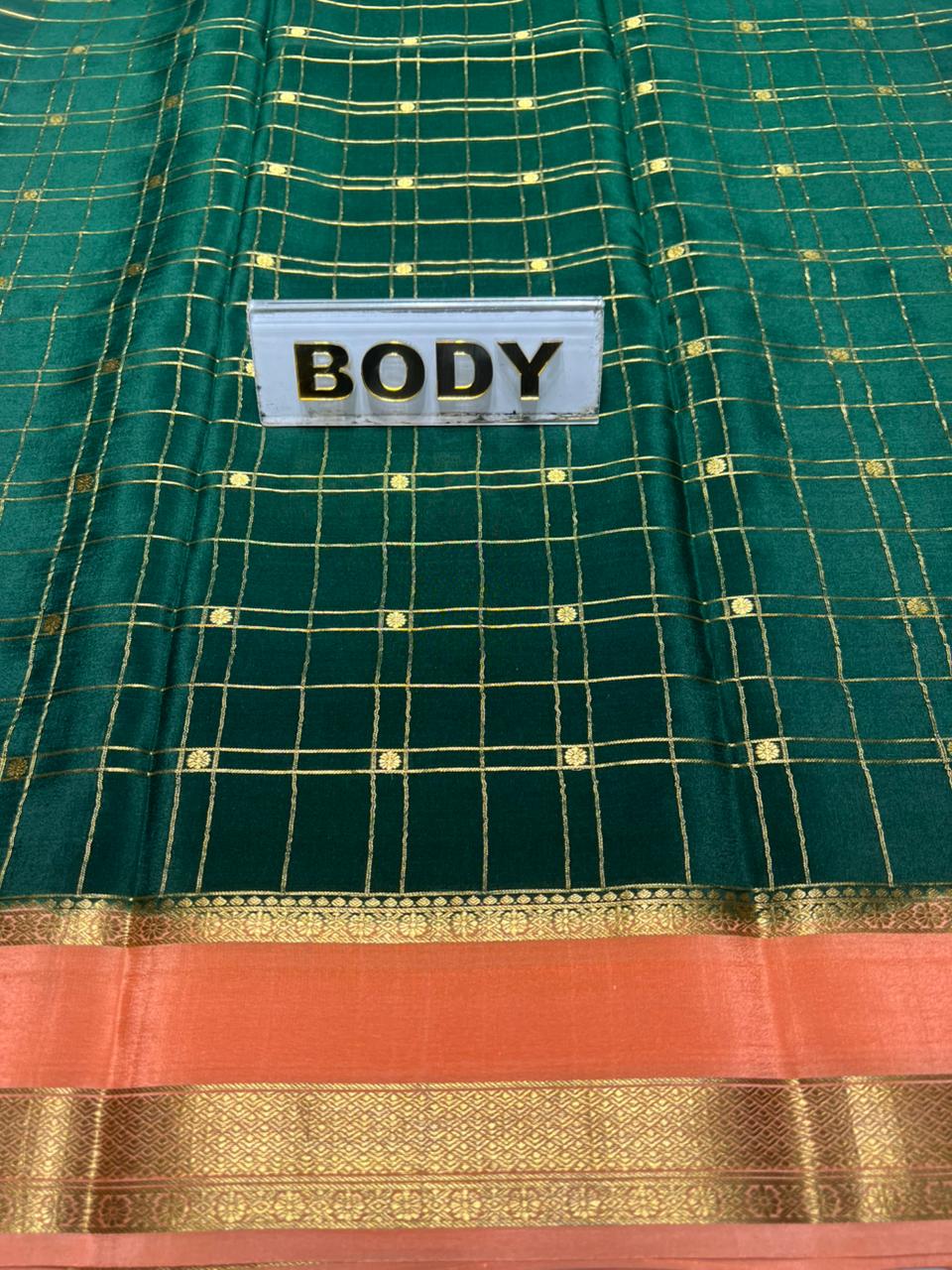 Pure Mysore Silk Saree.