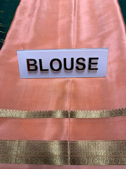 Pure Mysore Silk Saree.