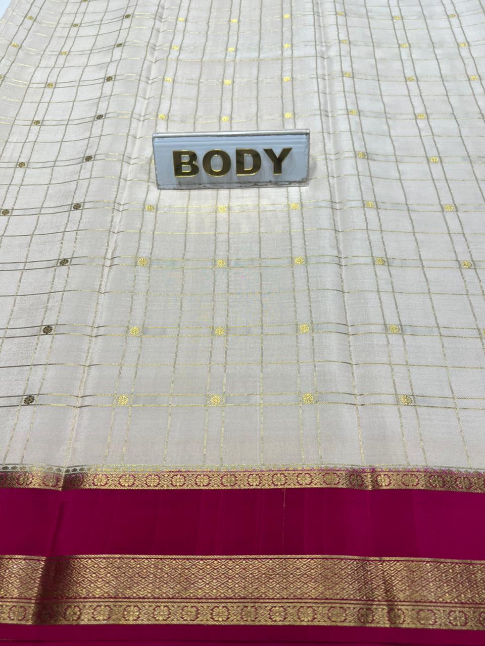 Pure Mysore Silk Saree.