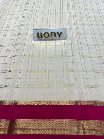 Pure Mysore Silk Saree.