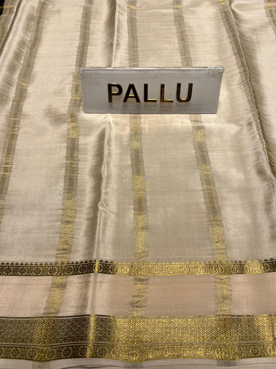 Pure Mysore Silk Saree.