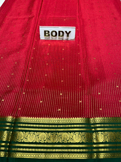 Pure Mysore Silk Saree.
