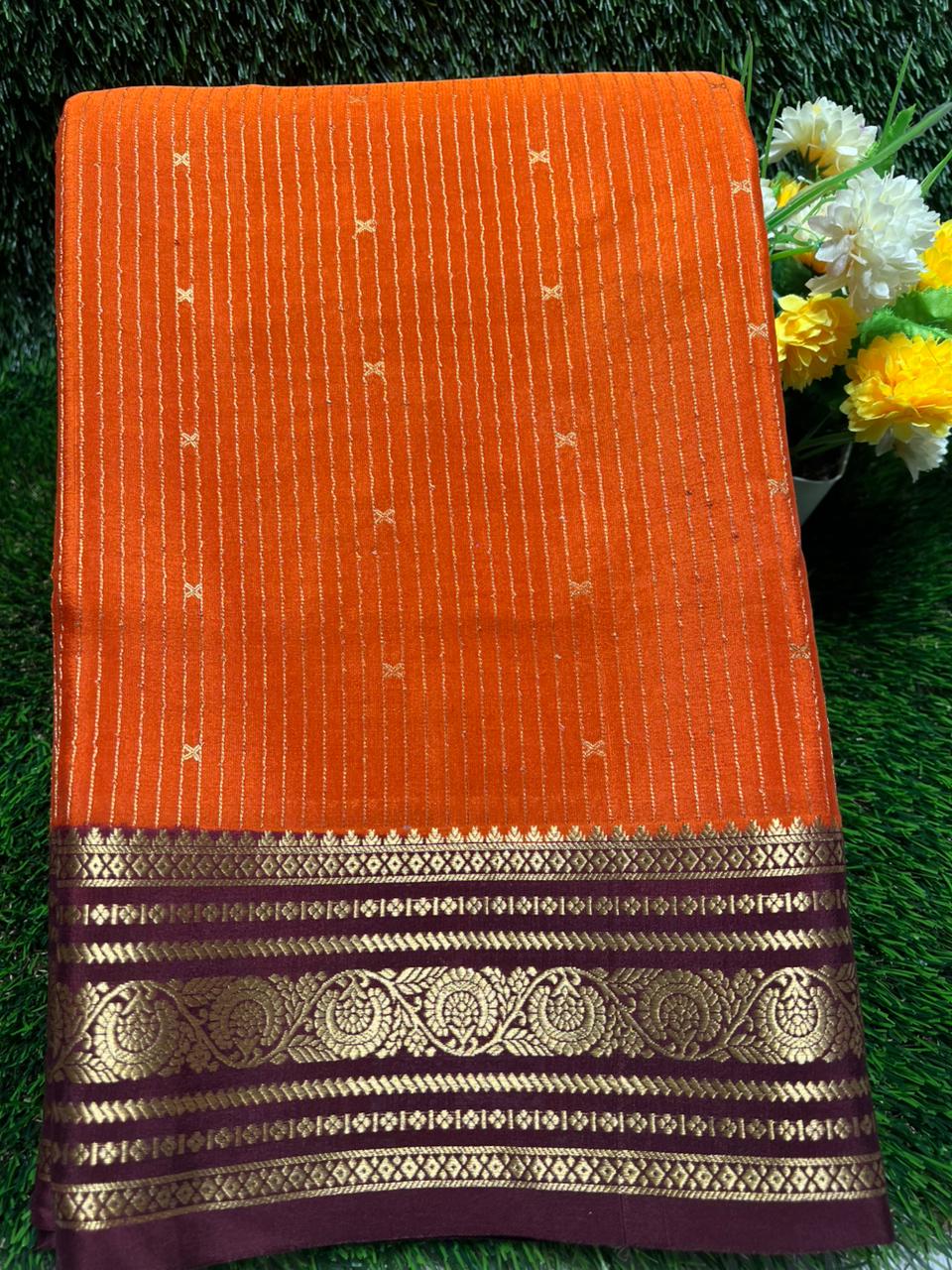 Pure Mysore Silk Saree.