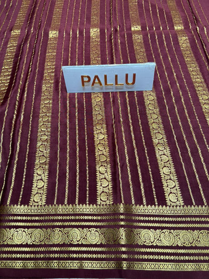 Pure Mysore Silk Saree.