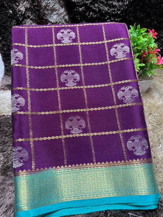 Pure Mysore Silk Saree.