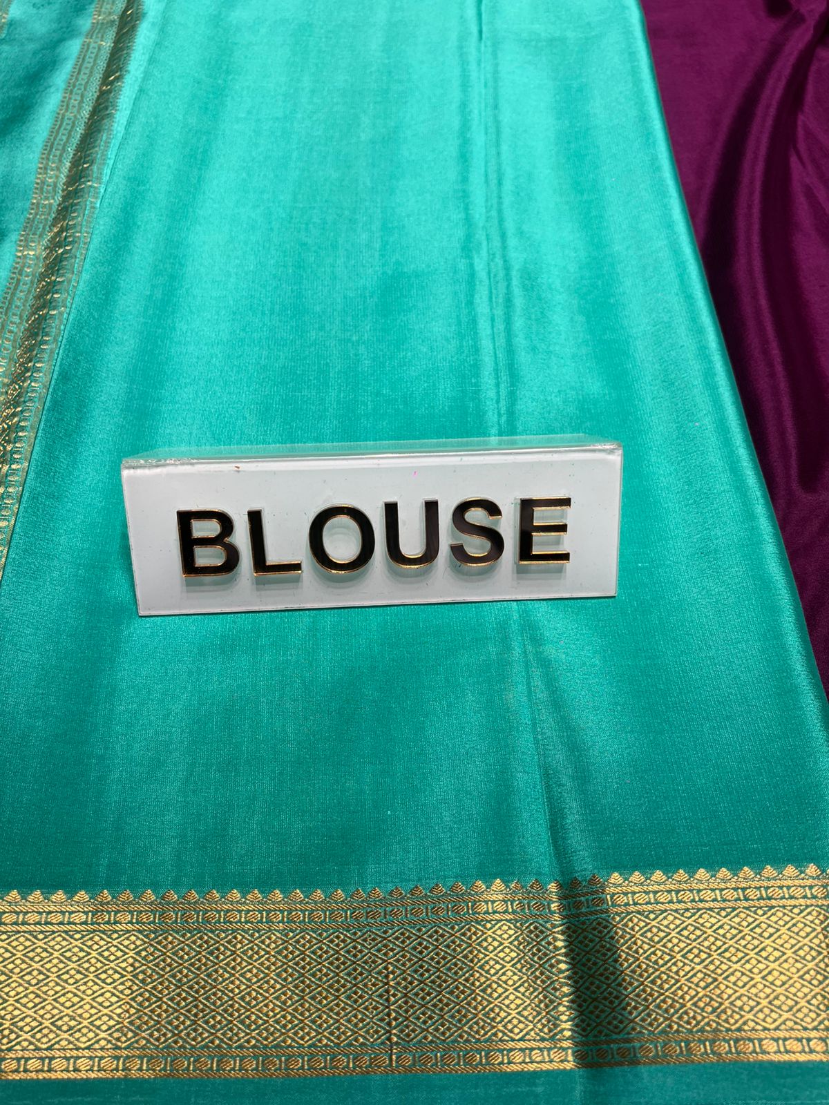 Pure Mysore Silk Saree.