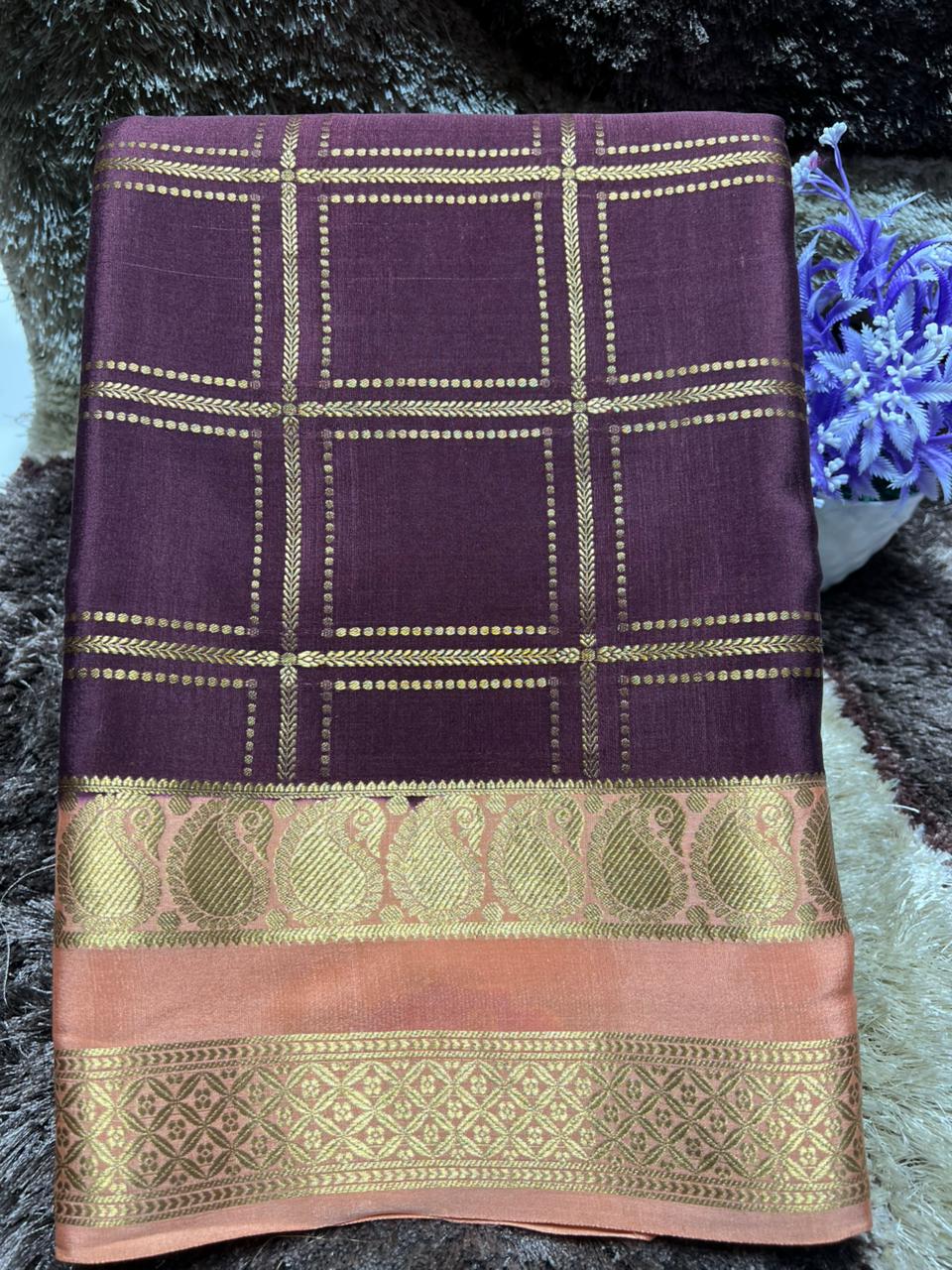 Pure Mysore Silk Saree.