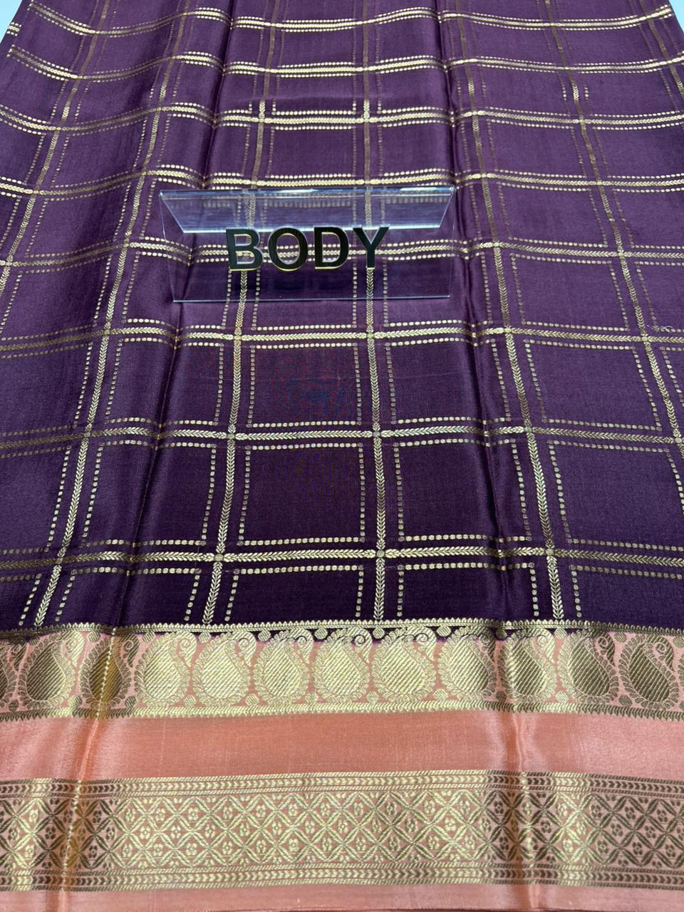 Pure Mysore Silk Saree.