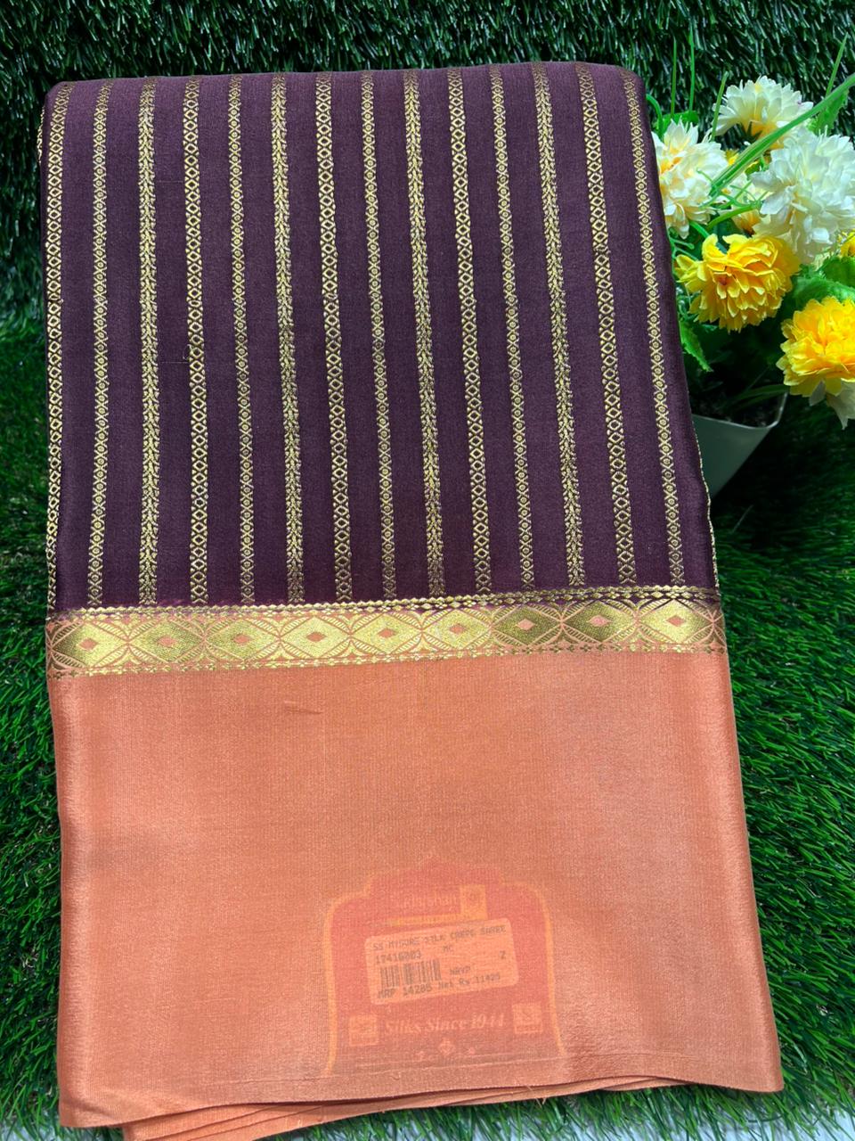 Pure Mysore Silk Saree.