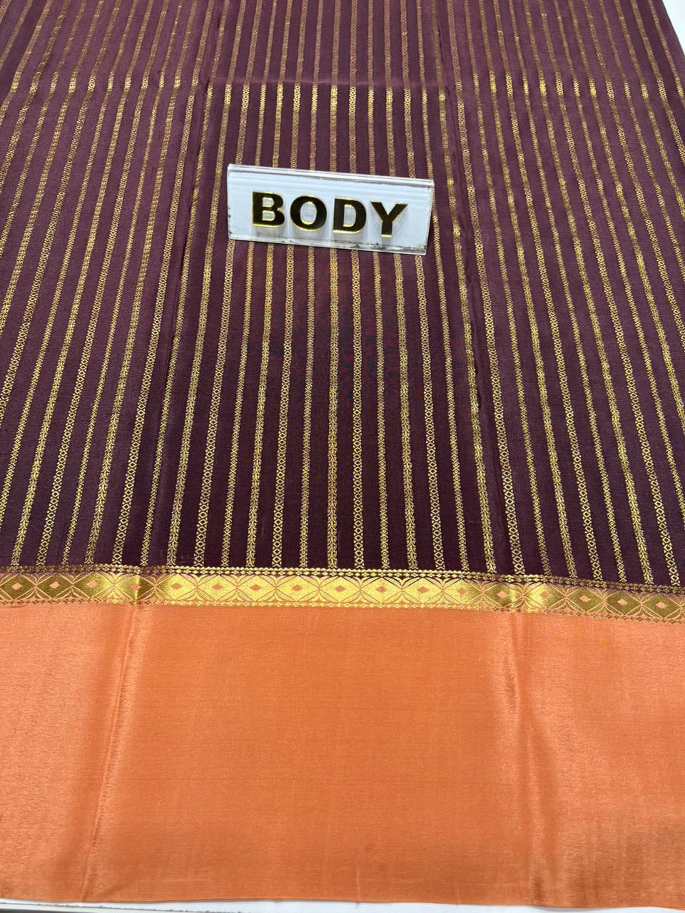 Pure Mysore Silk Saree.