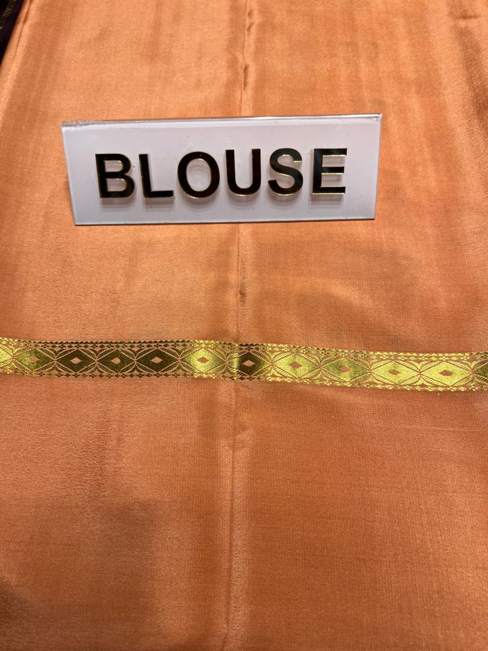 Pure Mysore Silk Saree.