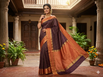 Pure Mysore Silk Saree.