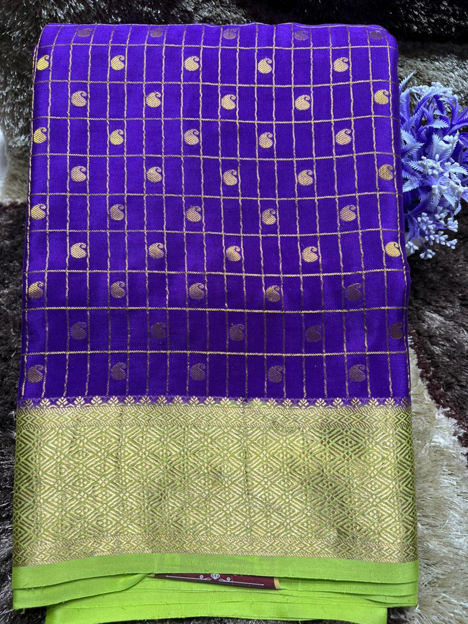 Pure Mysore Silk Saree.