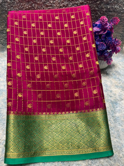 Pure Mysore Silk Saree.