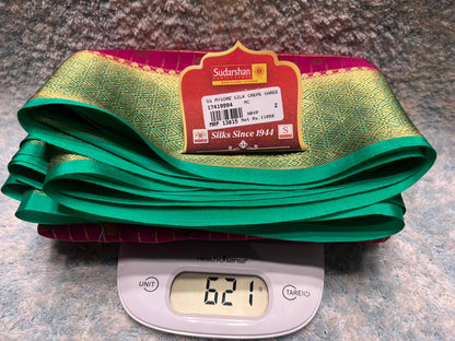 Pure Mysore Silk Saree.