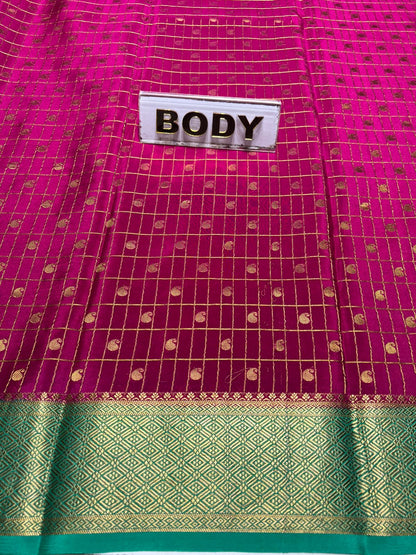 Pure Mysore Silk Saree.