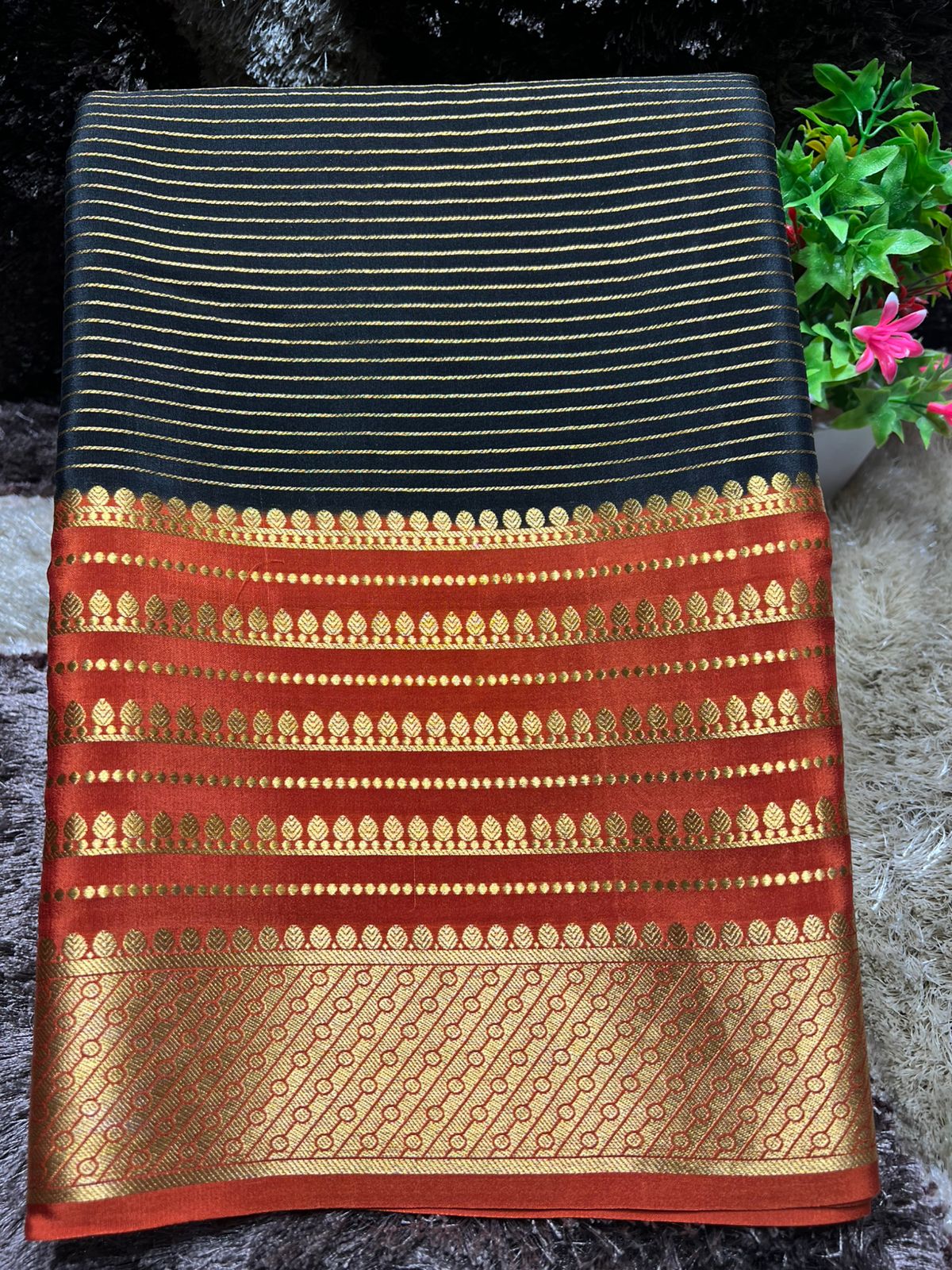 Pure Mysore Silk Saree.