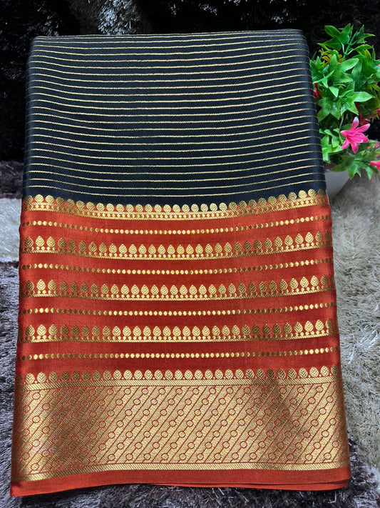 Pure Mysore Silk Saree.