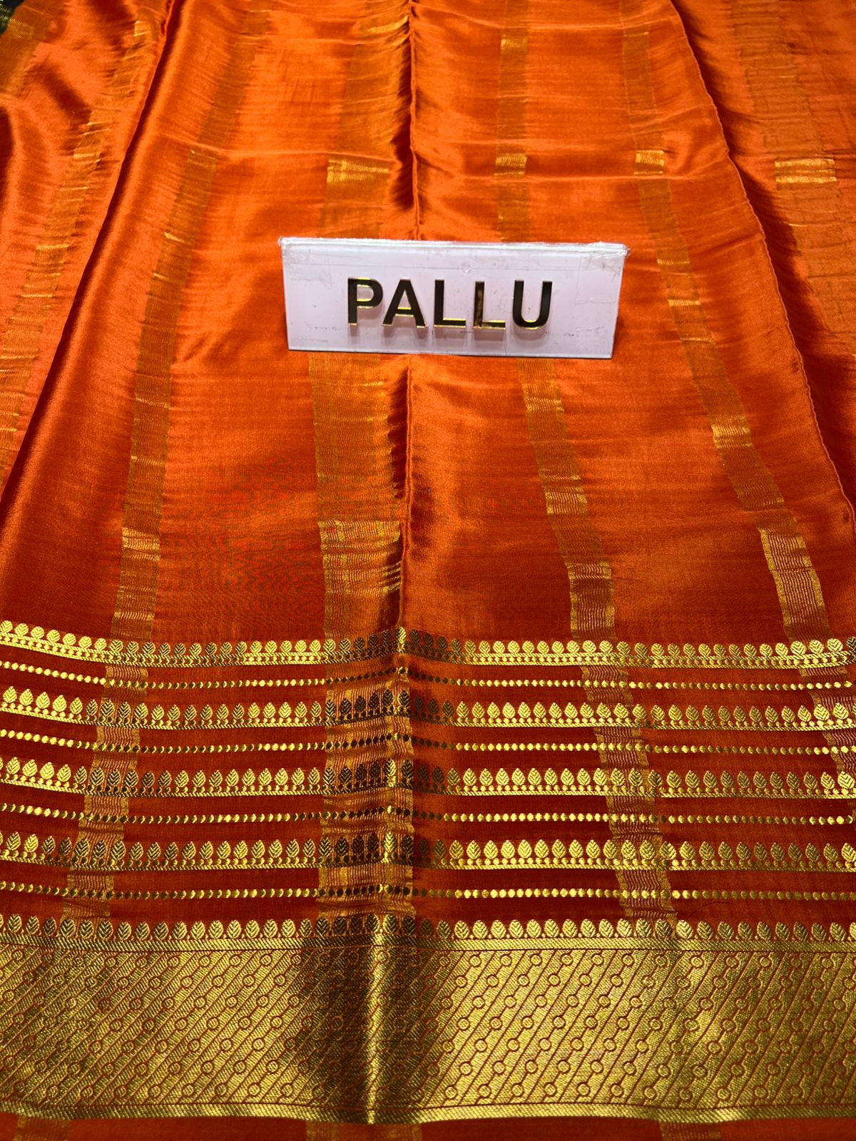 Pure Mysore Silk Saree.