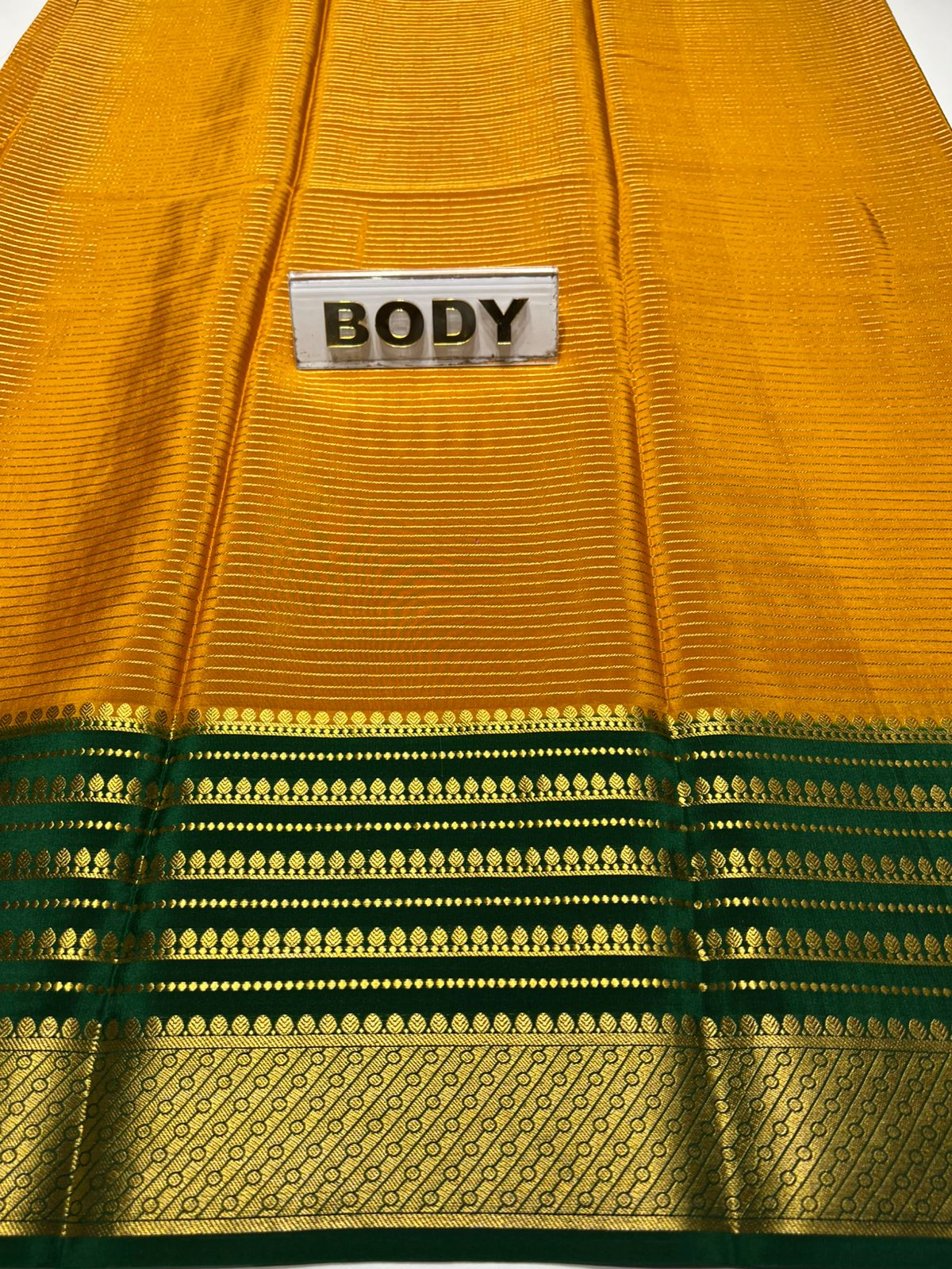 Pure Mysore Silk Saree.
