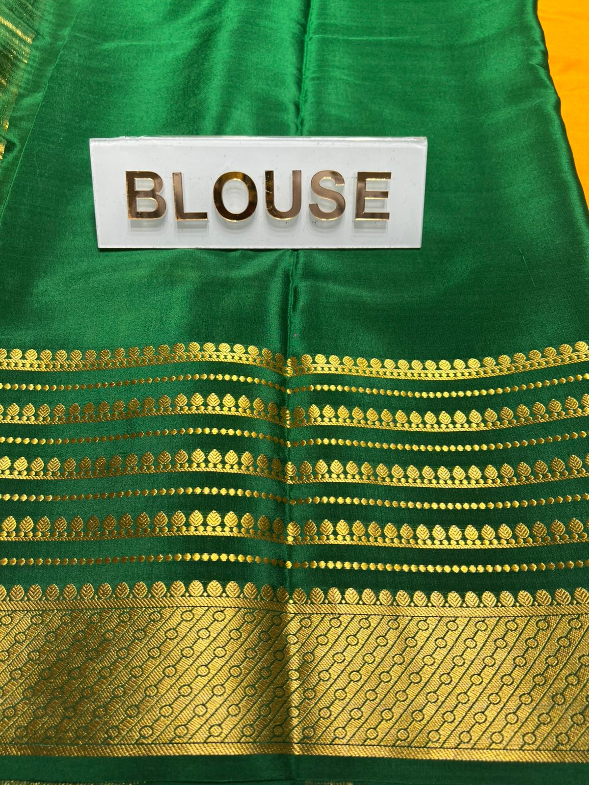 Pure Mysore Silk Saree.
