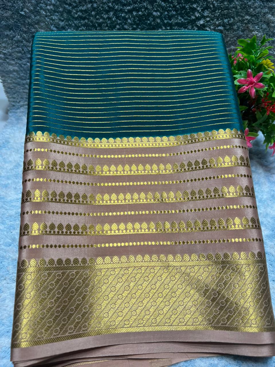 Pure Mysore Silk Saree.