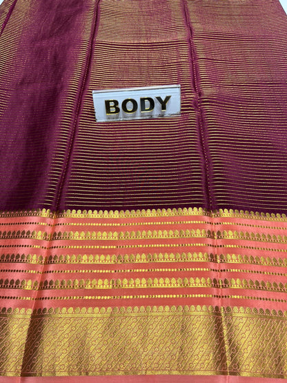 Pure Mysore Silk Saree.