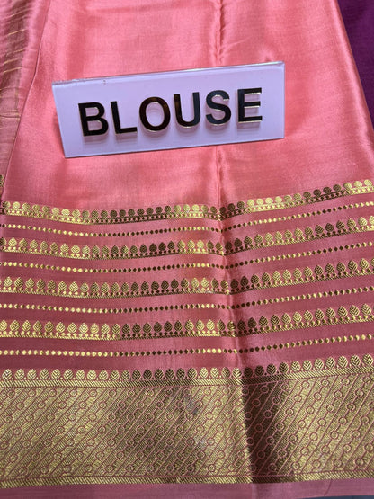 Pure Mysore Silk Saree.