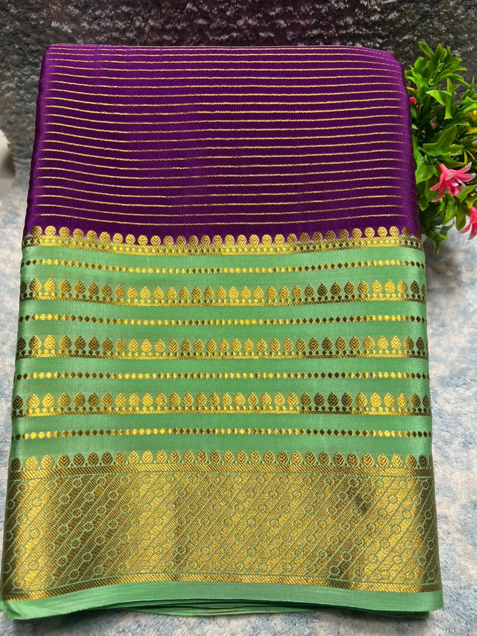 Pure Mysore Silk Saree.