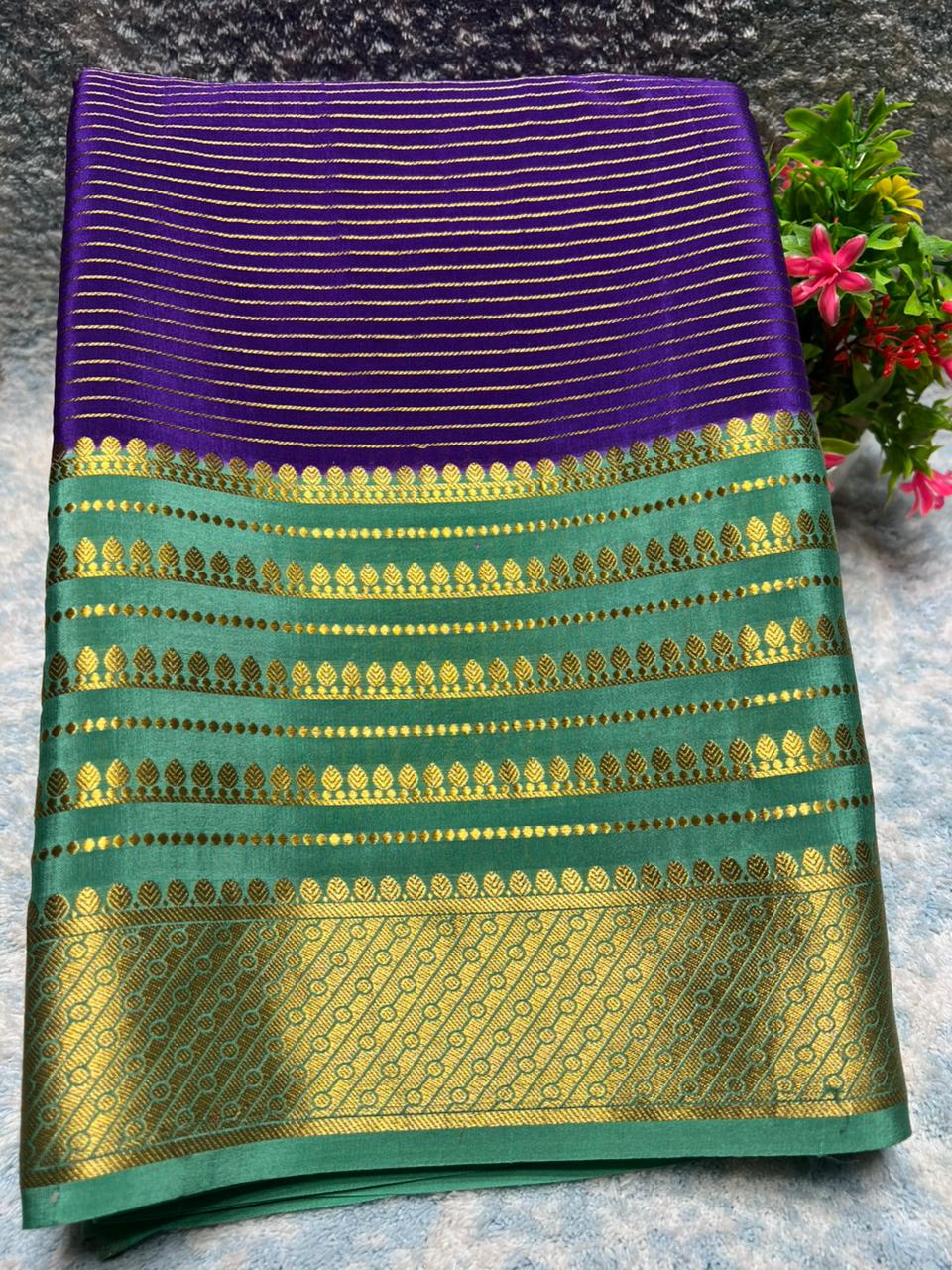 Pure Mysore Silk Saree.