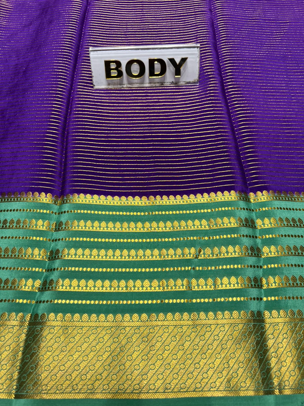 Pure Mysore Silk Saree.