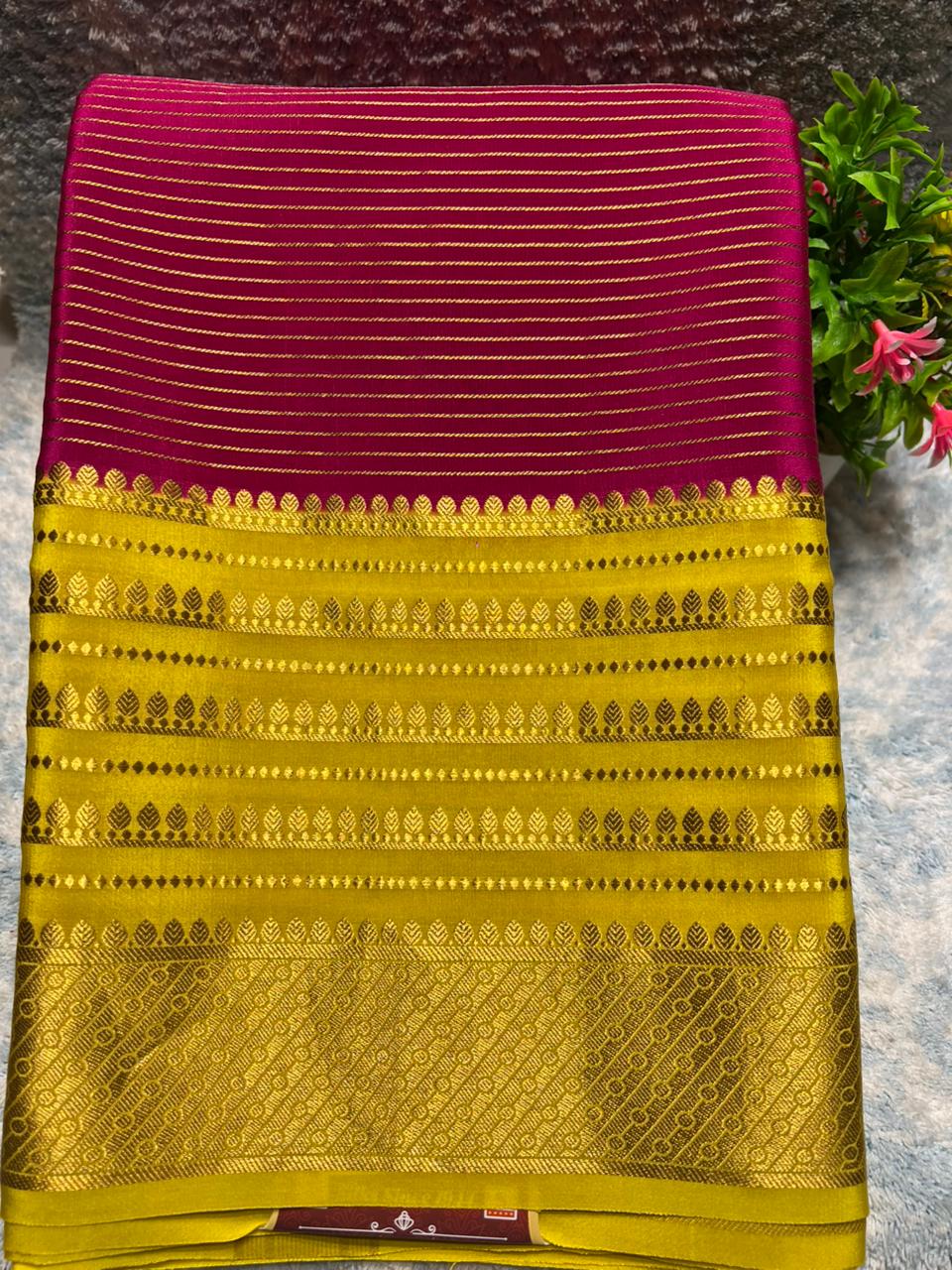 Pure Mysore Silk Saree.