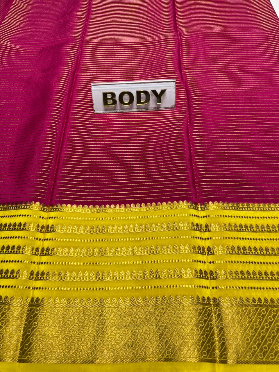 Pure Mysore Silk Saree.