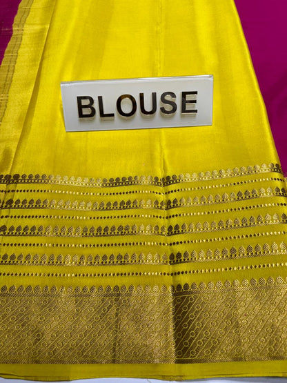Pure Mysore Silk Saree.