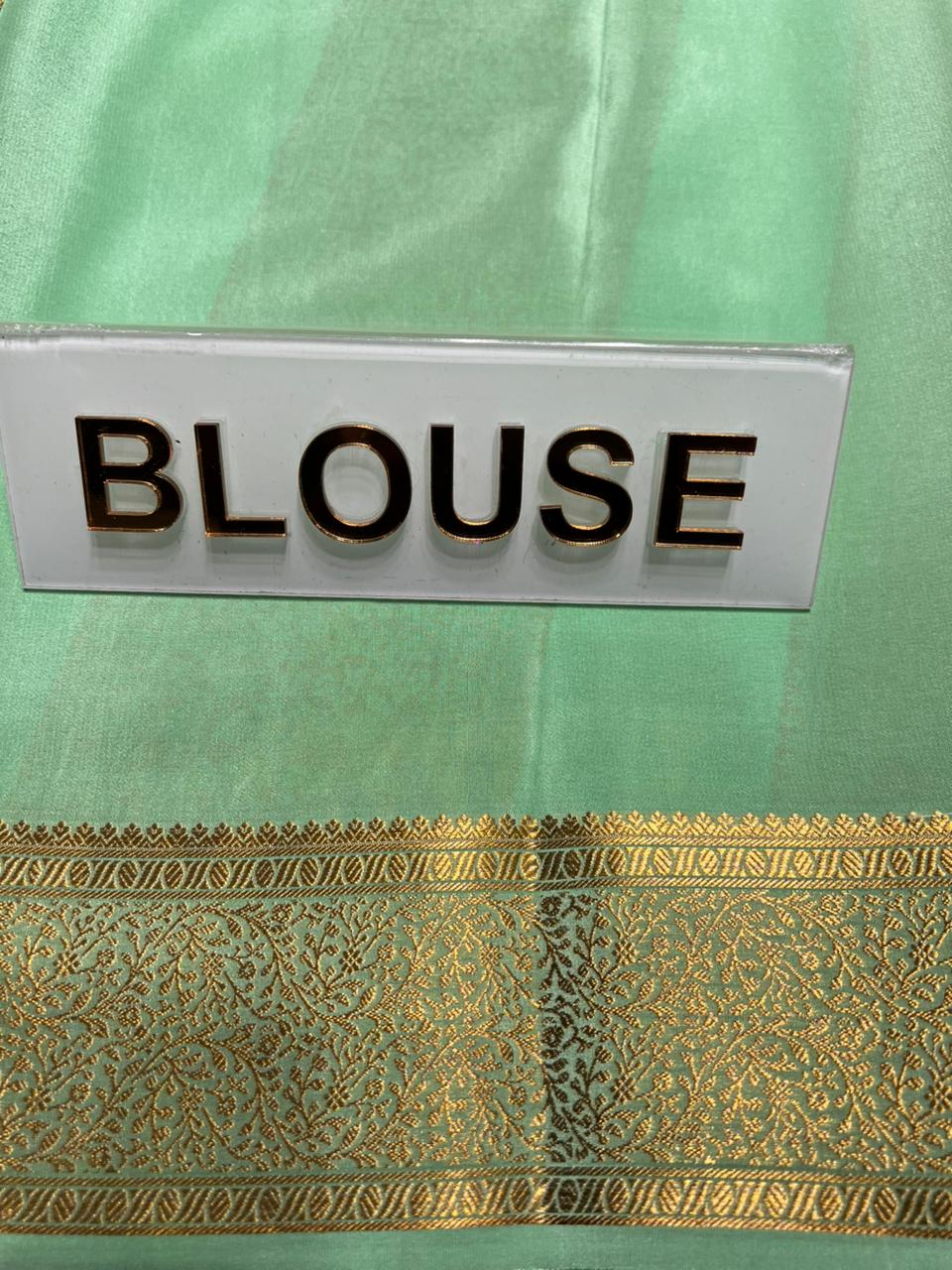 Pure Mysore Silk Saree.