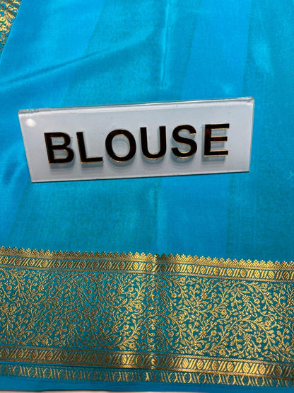Pure Mysore Silk Saree.