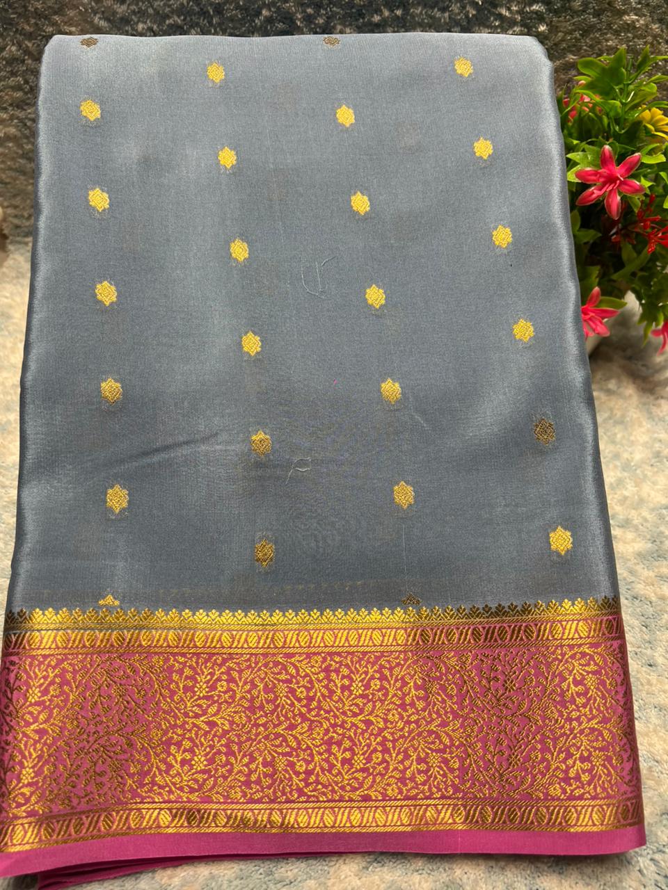 Pure Mysore Silk Saree.
