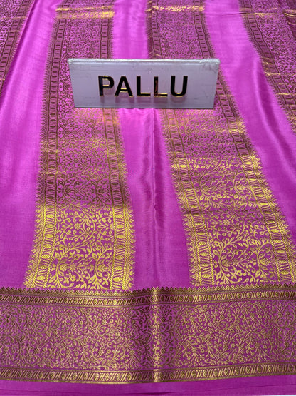 Pure Mysore Silk Saree.