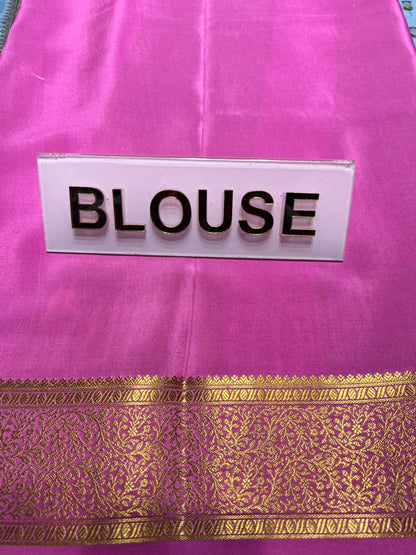 Pure Mysore Silk Saree.
