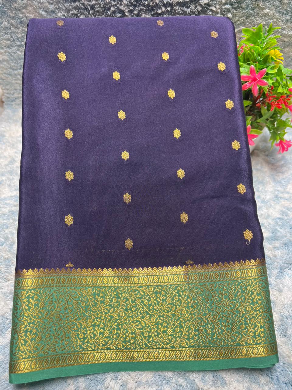 Pure Mysore Silk Saree.