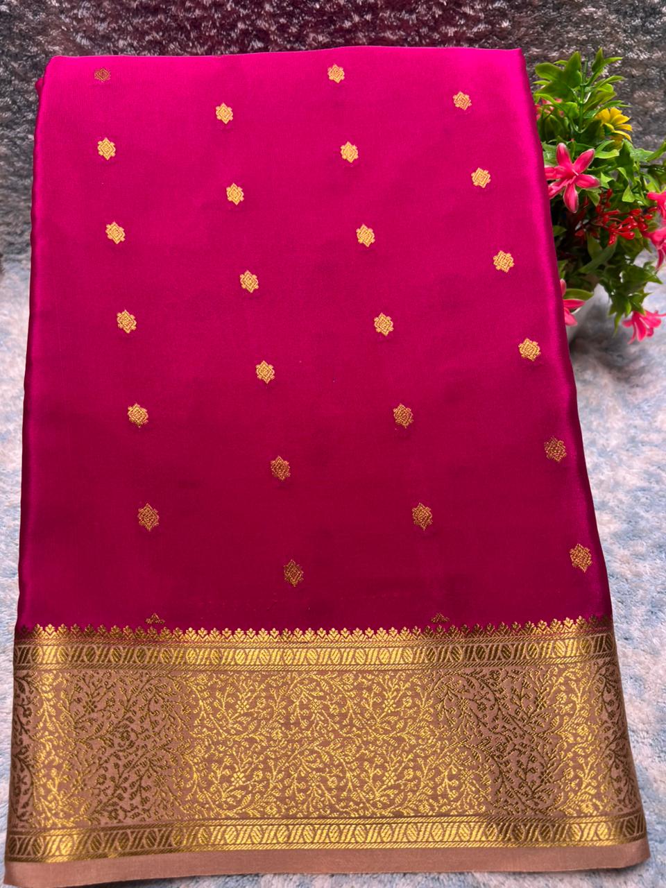 Pure Mysore Silk Saree.