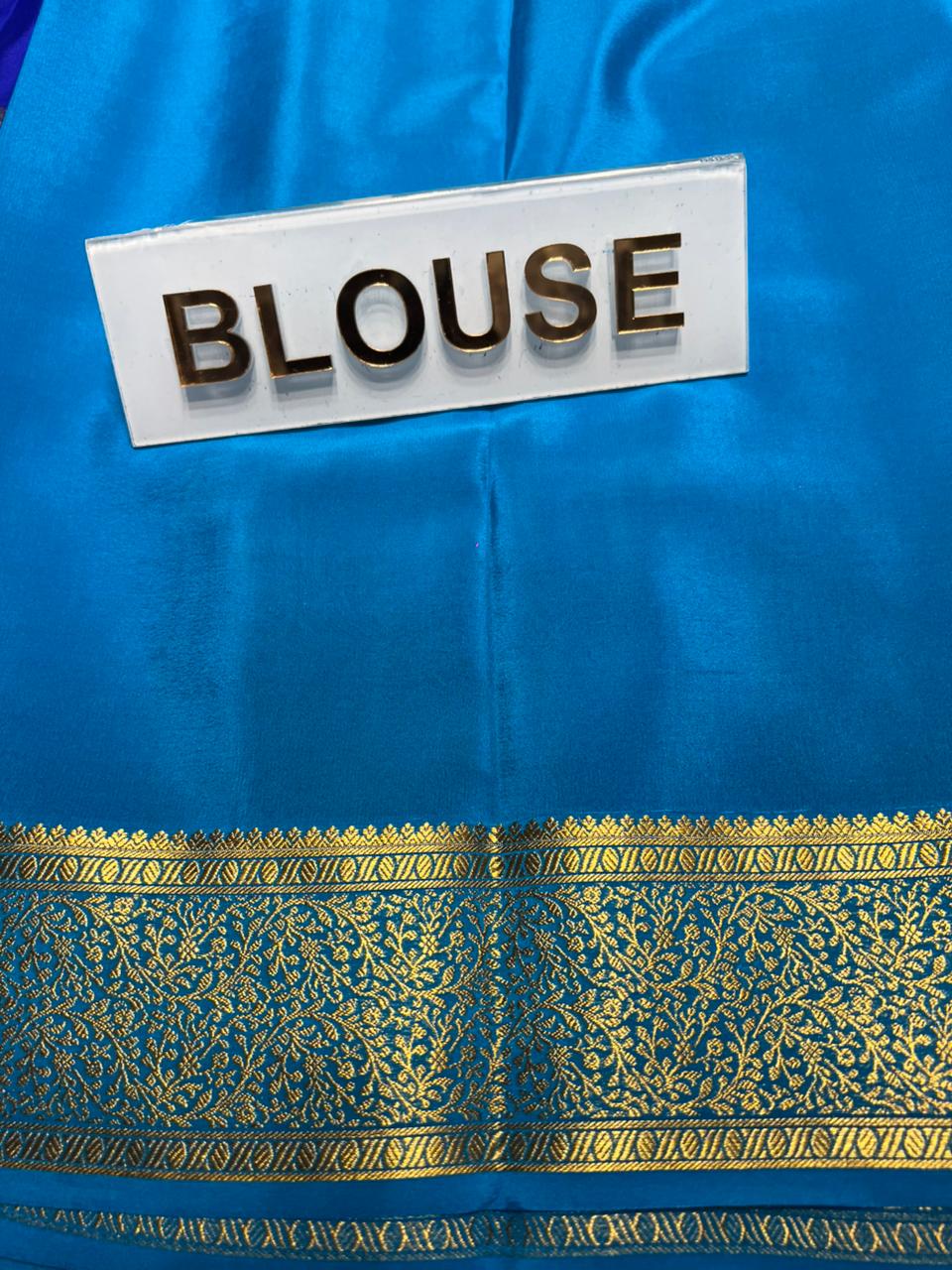 Pure Mysore Silk Saree.