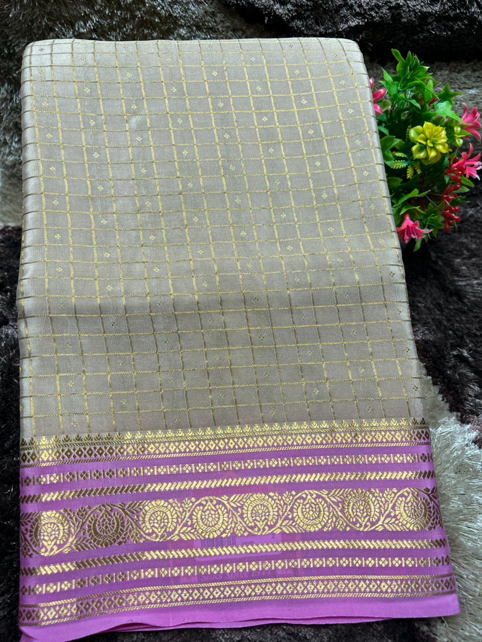 Pure Mysore Silk Saree.