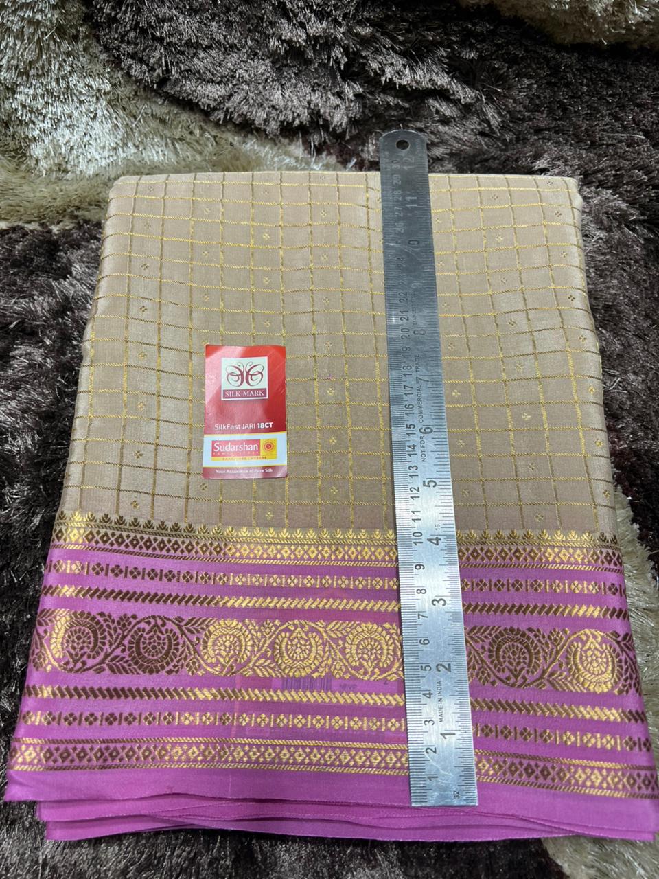 Pure Mysore Silk Saree.