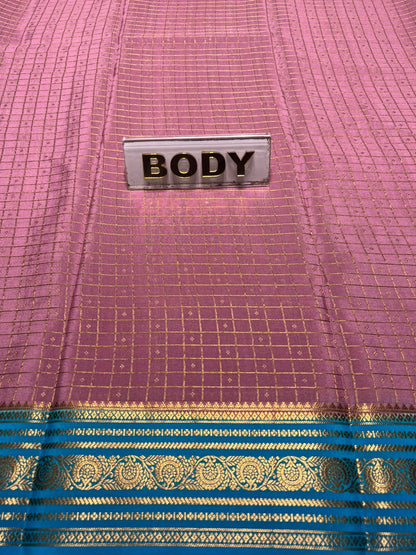 Pure Mysore Silk Saree.