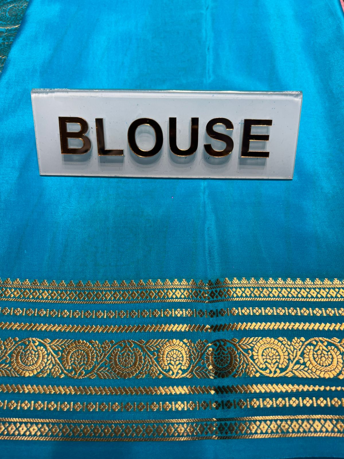 Pure Mysore Silk Saree.